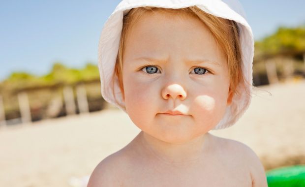 neonato al mare